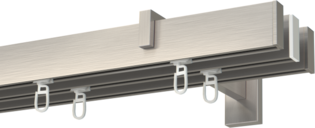 Gardinenstange mit Endkappe