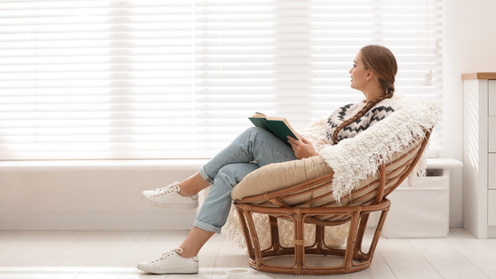 
										Weiße Holzjalousien
																						