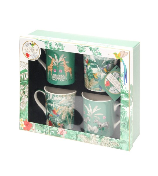 Set Becher Exotic 4 Stk