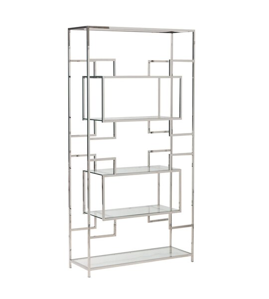Regal Hypnose silber 115x40x202cm