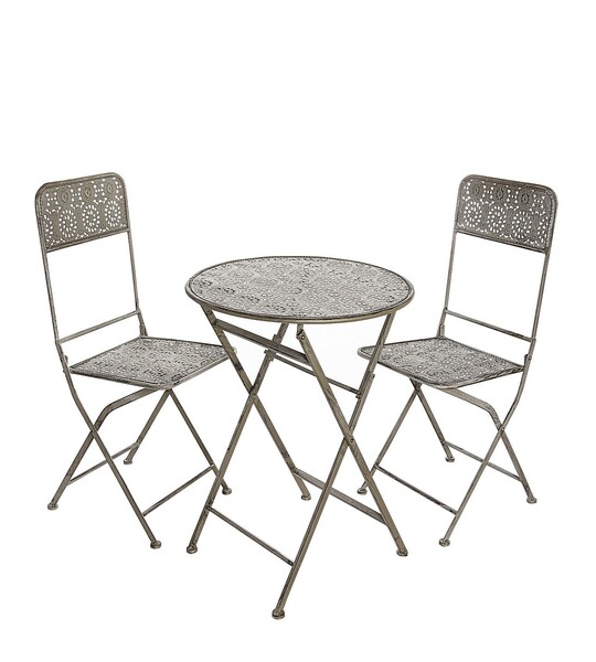 Set Garten Zoe Tisch + 2 Stühle