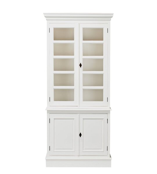 Vitrine Milton mit 4 mit Regalböden 100x40x220cm