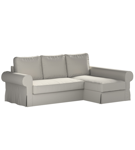 Backabro Sofa Bett mit Chaise Longue Bezug