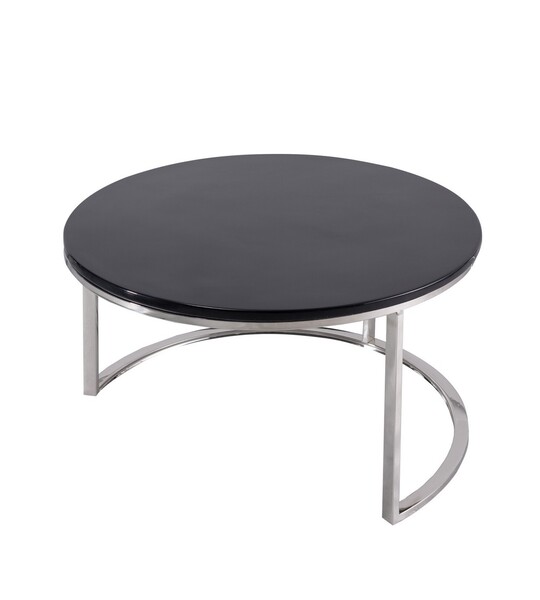 Couchtisch Eclipse schwarz 80x42cm