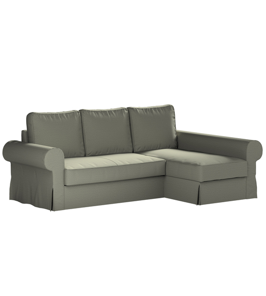 Backabro Sofa Bett mit Chaise Longue Bezug