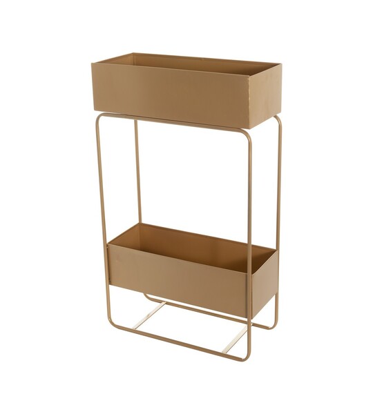 Pflanzenständer/Barschrank Wiggo gold 61x25x91cm