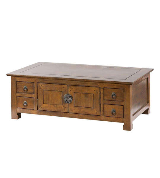 Couchtisch Ibuku braun 120x70x40cm