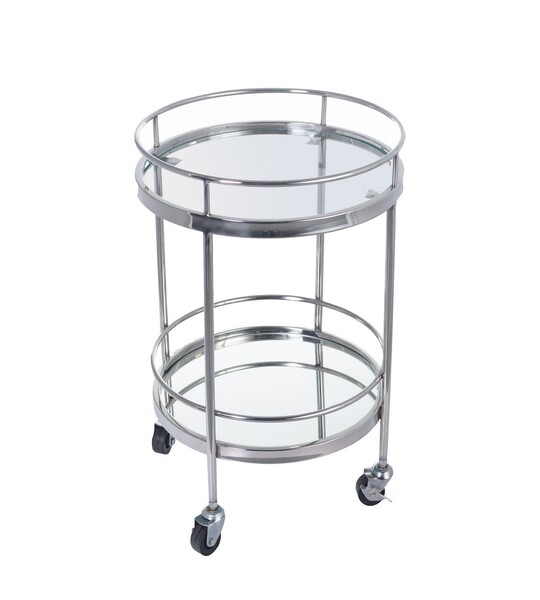 Barschrank Lliquore Höhe 62cm silber
