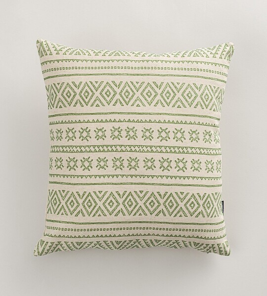 Kissenbezug für Kissen Ethno Verde 45x45 cm