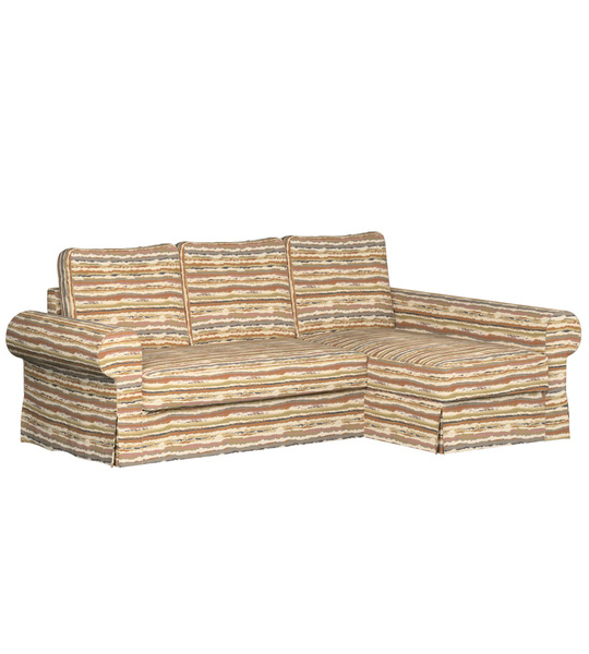 Backabro Sofa Bett mit Chaise Longue Bezug
