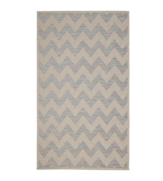 Dywan Modern Chevron beige/ice blue 160x230 cm