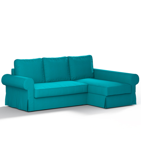 Backabro Sofa Bett mit Chaise Longue Bezug