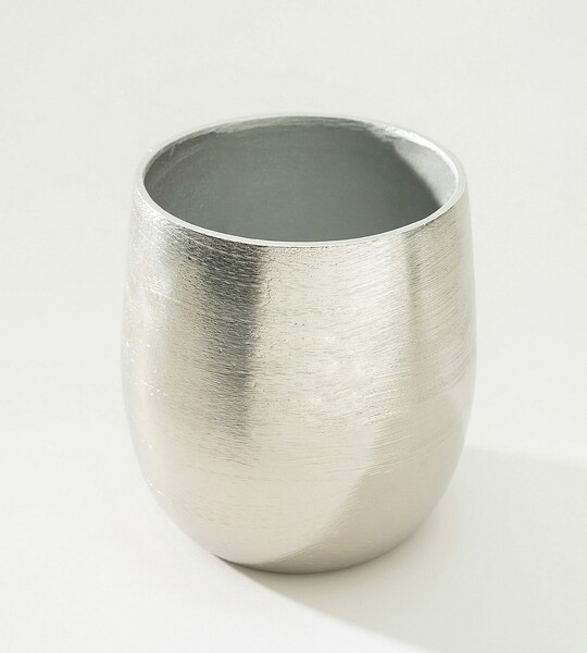 Übertopf Aluminium Argen und 17x18 cm