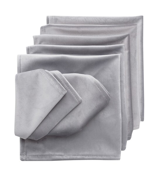 Set Servietten 6Stk 42x42cm Velvet 704-11