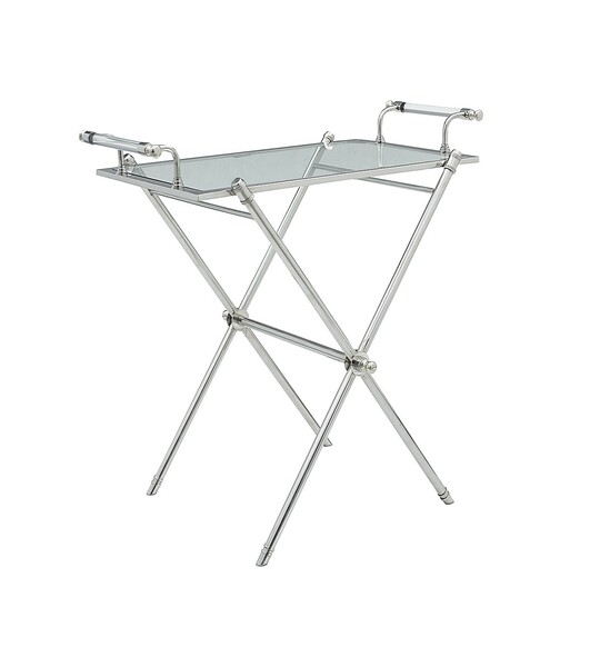 Beistelltisch Morris silber 90x62x83 cm