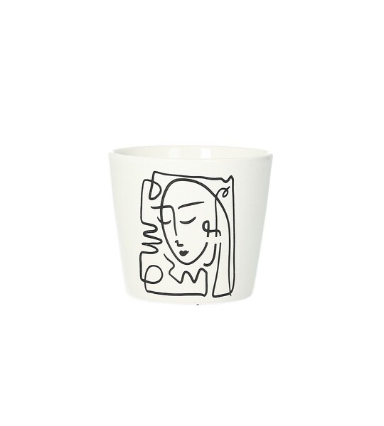 Abdeckung für Blumentopf Face II 8cm