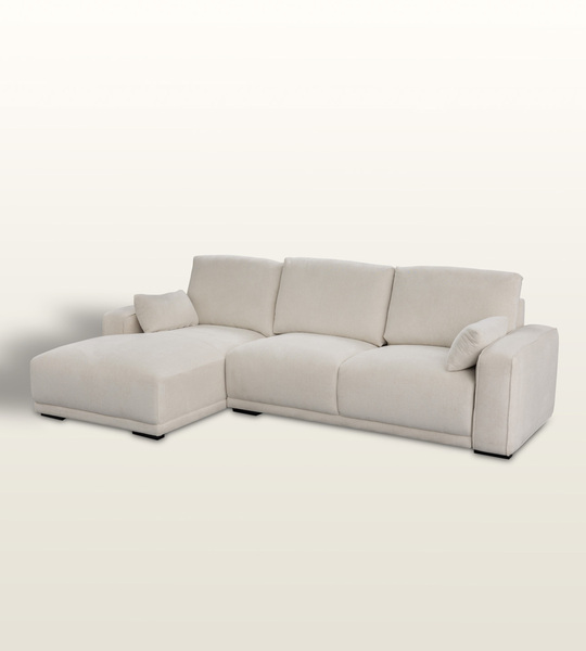Sofa Silkeborg crème weiß links