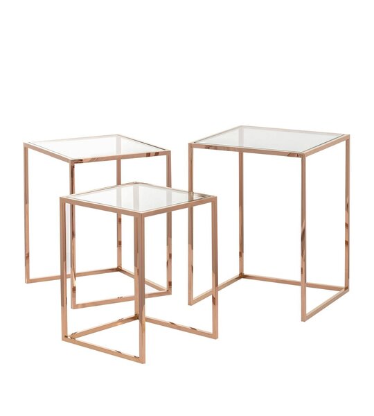 Tisch-Set Rush rose gold