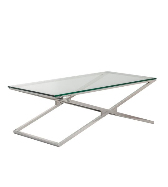 Couchtisch Flavio silber 130x70x41cm