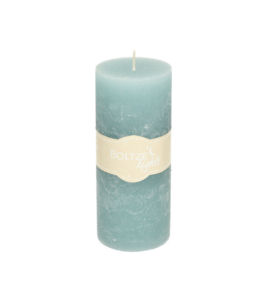 Świeca Lea 15cm turquoise