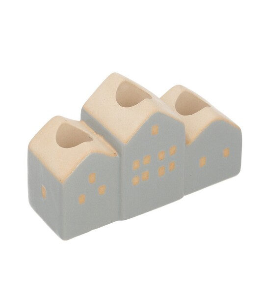 Świecznik Hauses 13x5x7cm grey