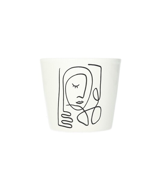 Abdeckung für Blumentopf Face und 8cm
