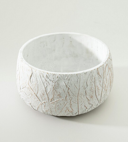 Übertopf für Blumentopf Leaf und 25x25x11 cm