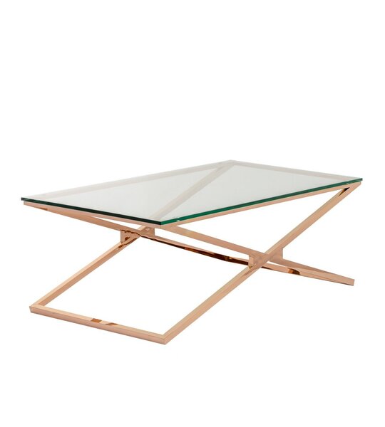Couchtisch Flavio rose gold 130x70x41cm