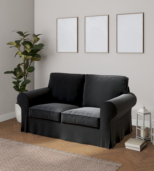 Ektorp 2-Sitzer Sofa Bett, Model after 2012 Bezug