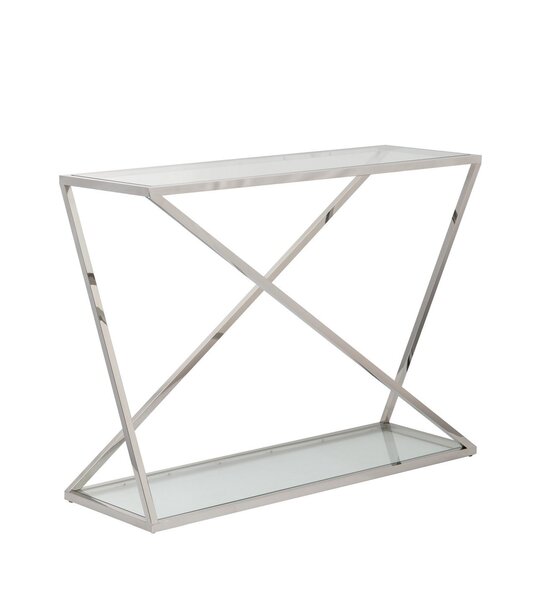 Konsolentisch Vertigo silber 120x40x80cm