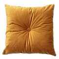 Quadratisches Velvet-Kissen mit Knopf