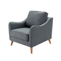 Sessel Venuste denim blau/braun