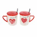 Set Becher Beautiful Love und mit mit Deckel 350ml