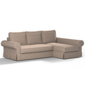 Backabro Sofa Bett mit Chaise Longue Bezug