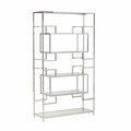 Regal Hypnose silber 115x40x202cm