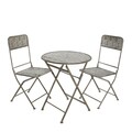 Set Garten Zoe Tisch + 2 Stühle