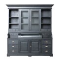 Anrichte Brighton 204x56x217cm schwarz