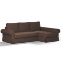 Backabro Sofa Bett mit Chaise Longue Bezug