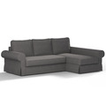 Backabro Sofa Bett mit Chaise Longue Bezug