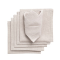 Set Servietten 6 Stk 42x42cm Linen 159-15