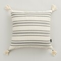 Kissenbezug für Kissen Linea Graphite Tassel 45x45 cm