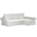 Backabro Sofa Bett mit Chaise Longue Bezug