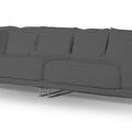 Rückenösand 3-Sitzer fest Sofa Bezug