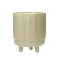 Übertopf für Blumentopf Tres 22cm olive