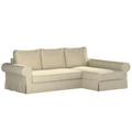 Backabro Sofa Bett mit Chaise Longue Bezug