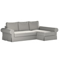 Backabro Sofa Bett mit Chaise Longue Bezug