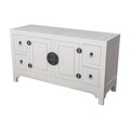 Kommode Modern 137x45x76cm weiß