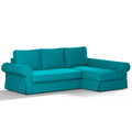 Backabro Sofa Bett mit Chaise Longue Bezug