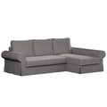 Backabro Sofa Bett mit Chaise Longue Bezug