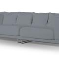 Rückenösand 3-Sitzer fest Sofa Bezug